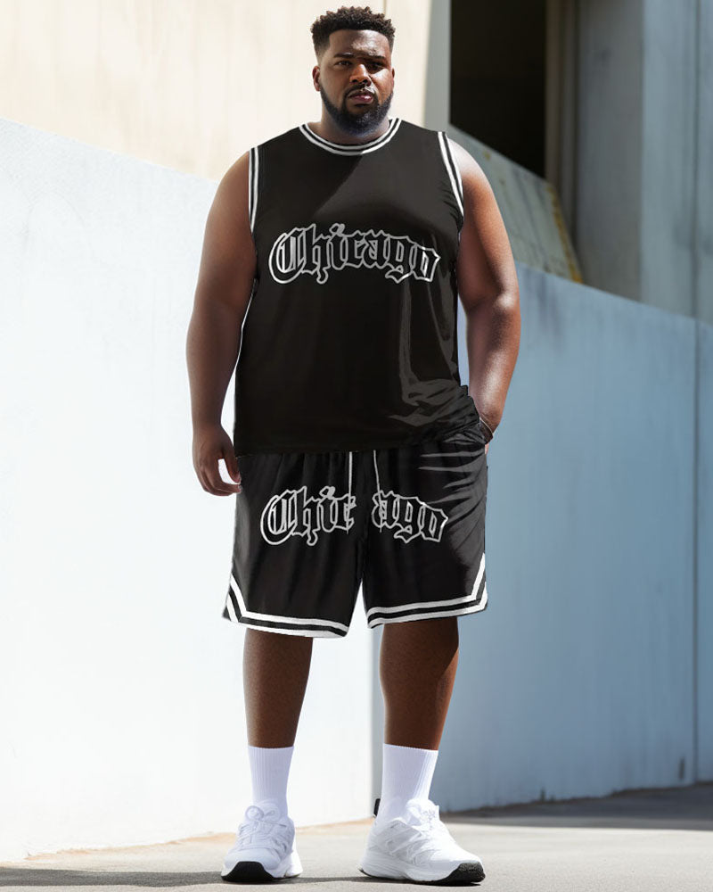 Big & Tall Athletic Tank Top for big men view 2