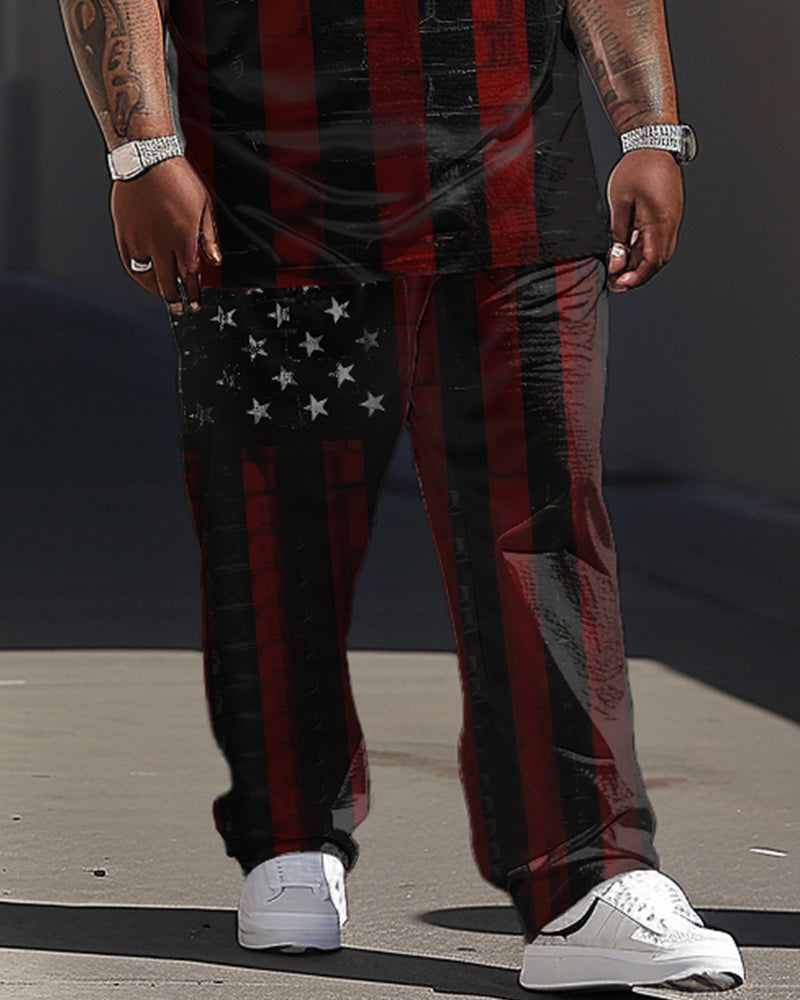Big & Tall Graphic Two-piece Set for big men view 3