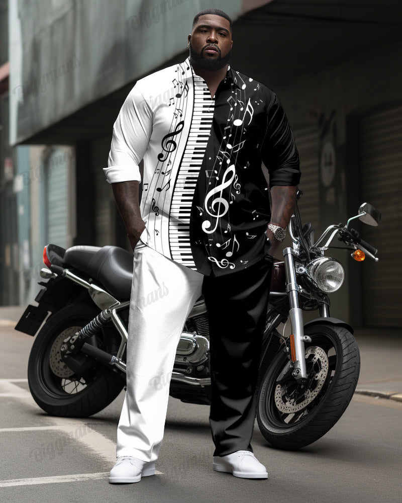 Big & Tall Graphic Two-piece Set for big men view 1