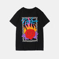 Big & Tall Black Streetwear T-Shirt for big men view 2