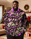 Big & Tall Graphic Long Sleeve Shirt for big men view 1