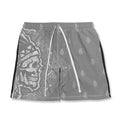 Big & Tall Streetwear Skull Athletic Shorts for big men