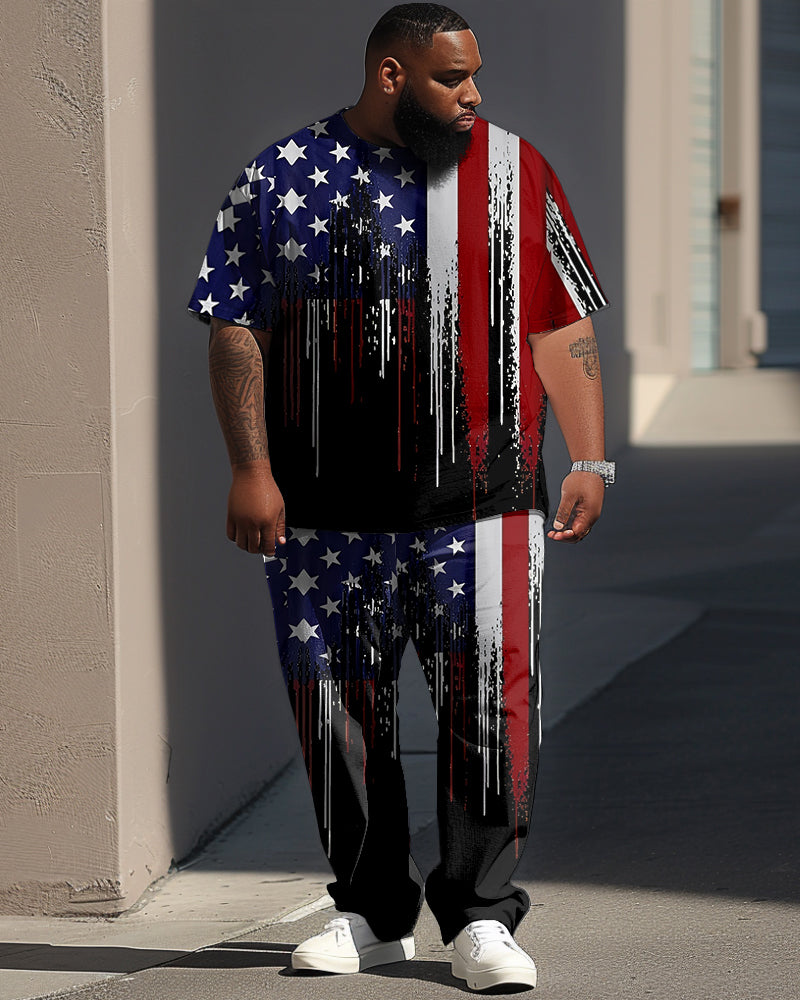Big & Tall Graphic Two-piece Set for big men view 1