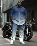 Big & Tall Gradient Two-piece Set for big men view 1