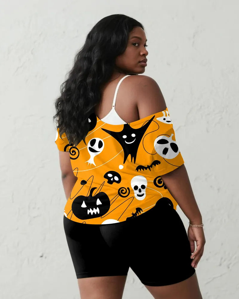Big & Tall Graphic Graffiti Two-piece Set for big men view 5