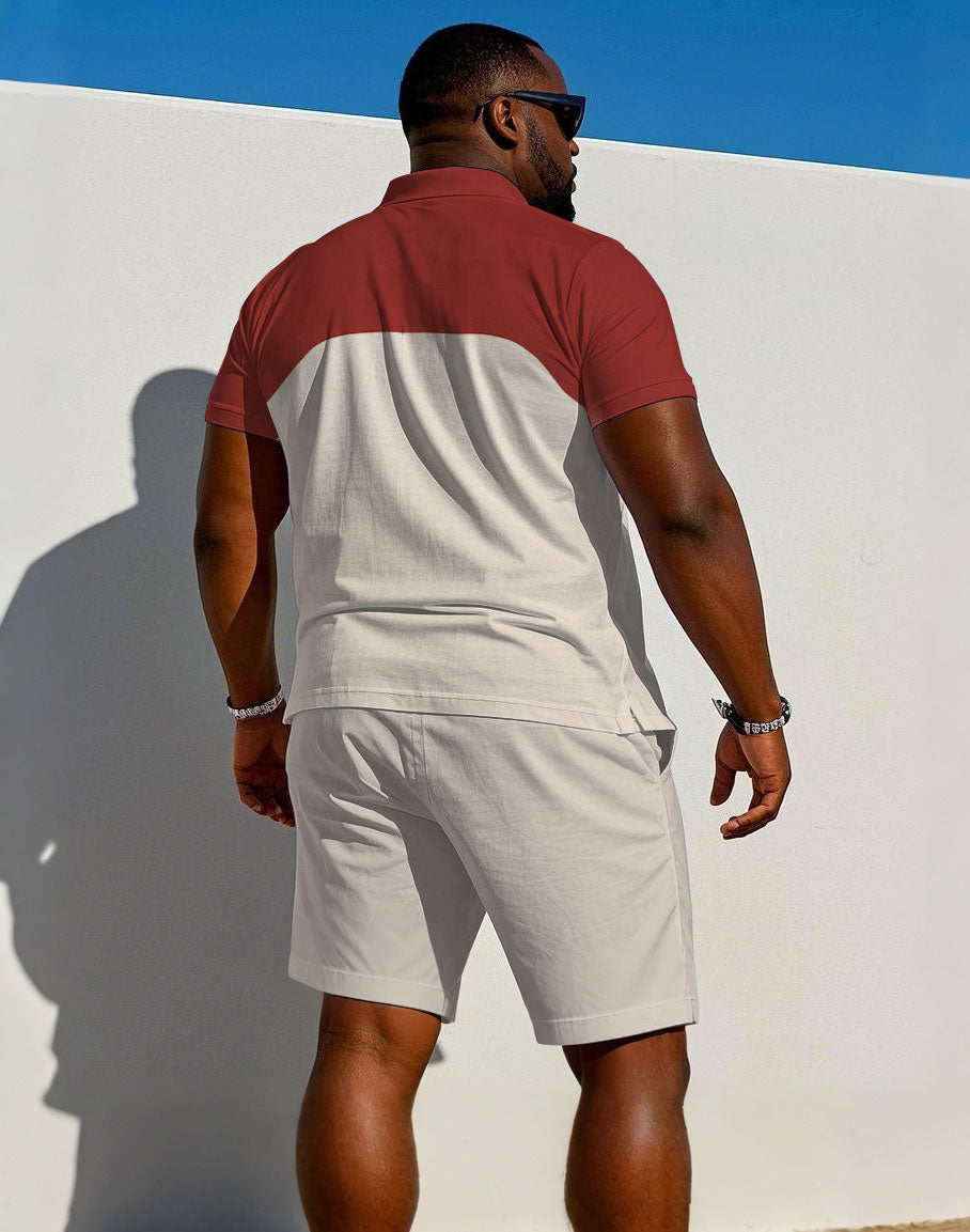 Big & Tall White Red Vintage Jeans for big men view 4