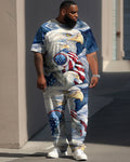 Big & Tall Graphic Two-piece Set for big men view 1