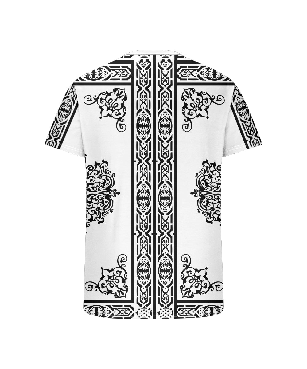 Big & Tall White Vintage T-Shirt for big men view 5