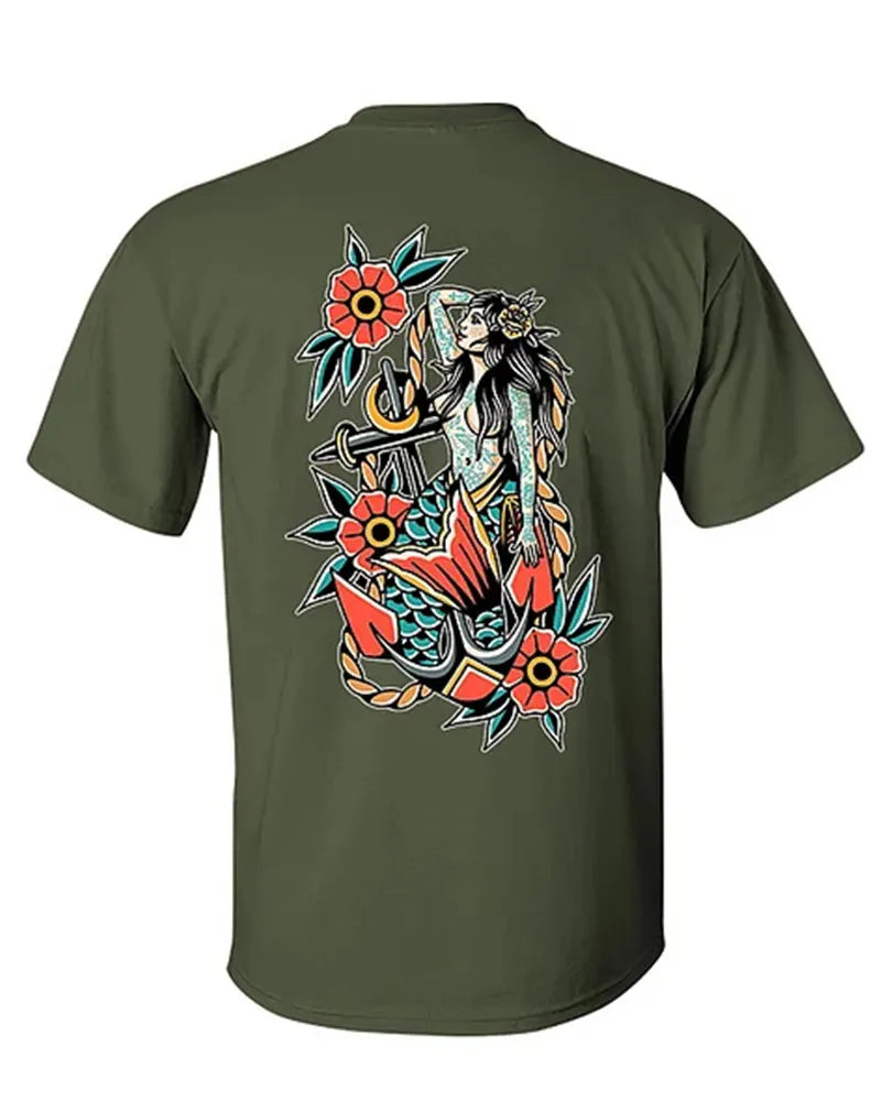 Big & Tall Graphic Streetwear T-Shirt for big men view 5