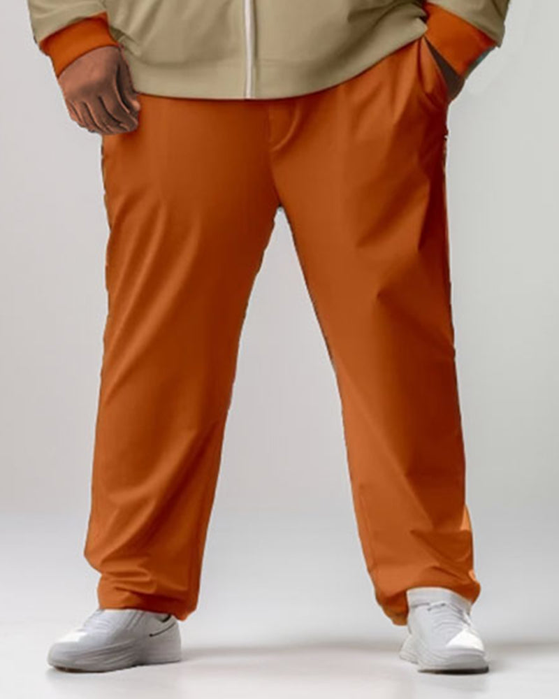 Big & Tall Geometric Shirt Pants Set for big men view 3