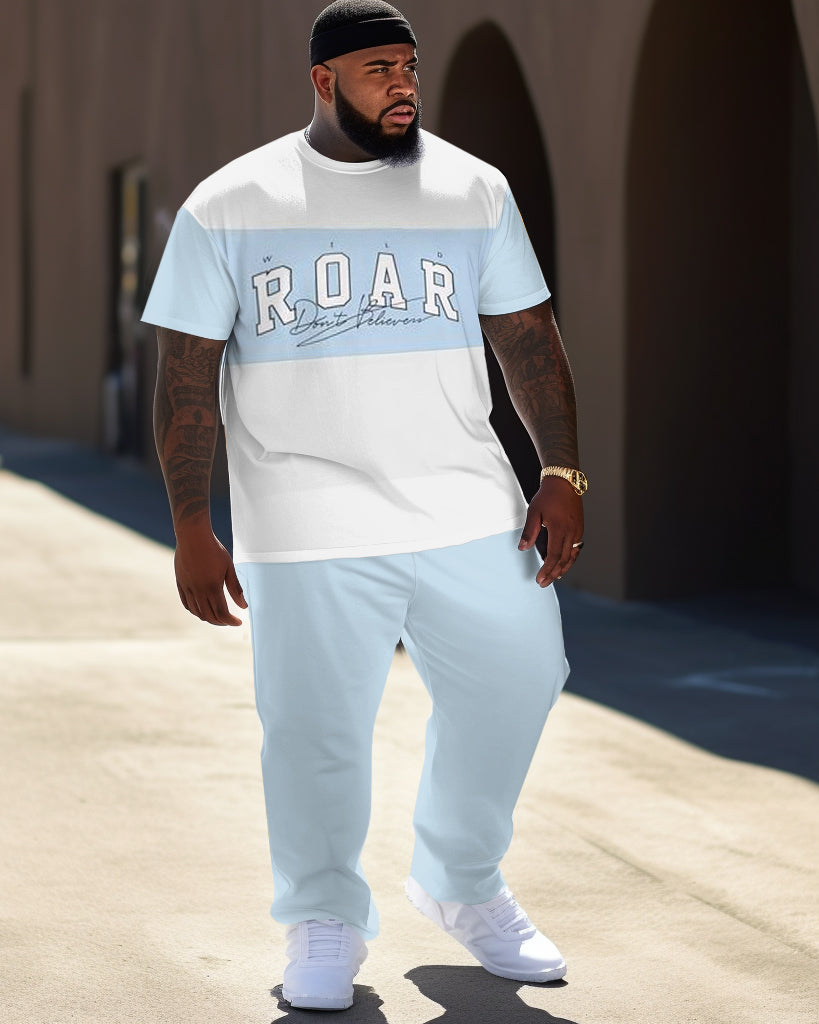 Big & Tall Streetwear Two-piece Set for big men view 1