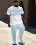 Big & Tall Streetwear Two-piece Set for big men view 1