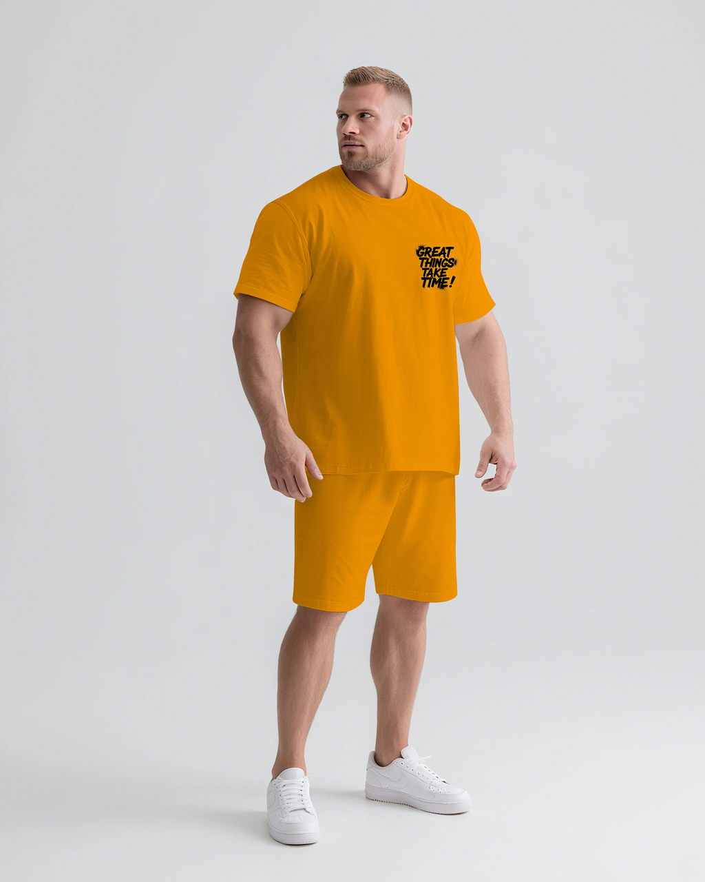 Big & Tall Streetwear Two-piece Set for big men view 3