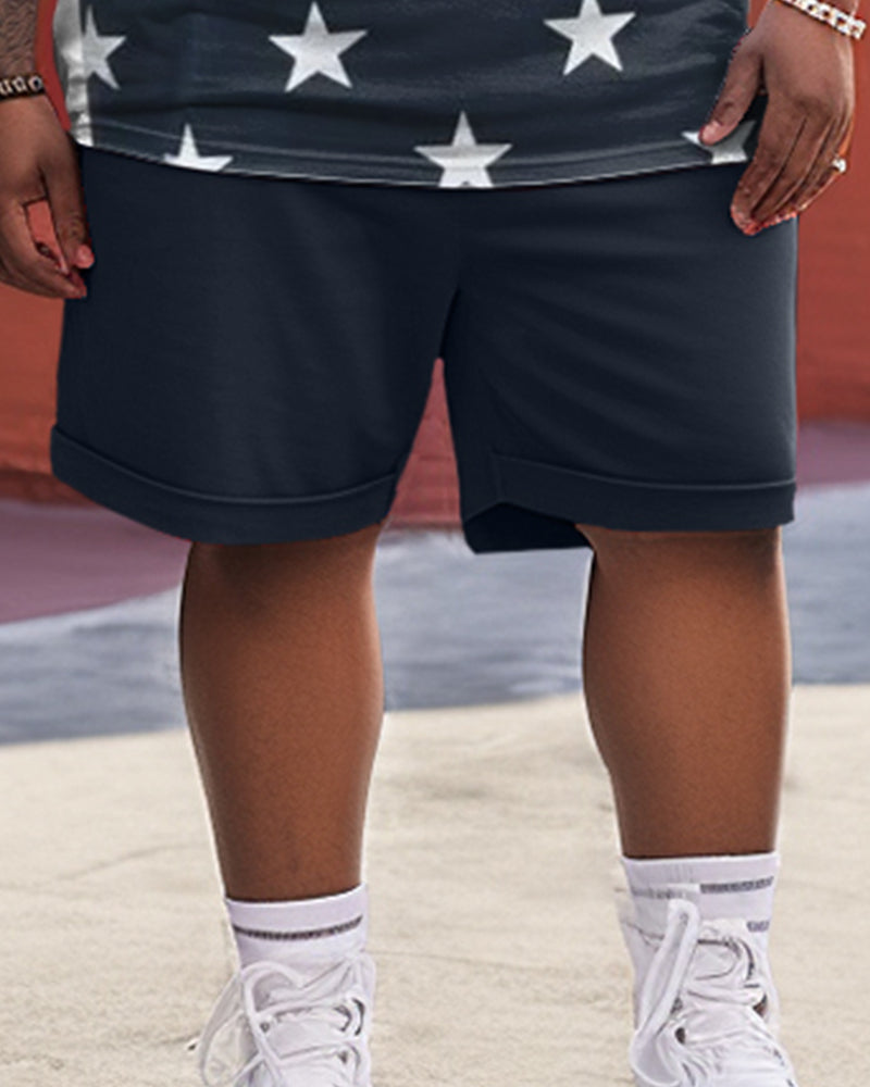 Big & Tall Graphic Two-piece Set for big men view 3