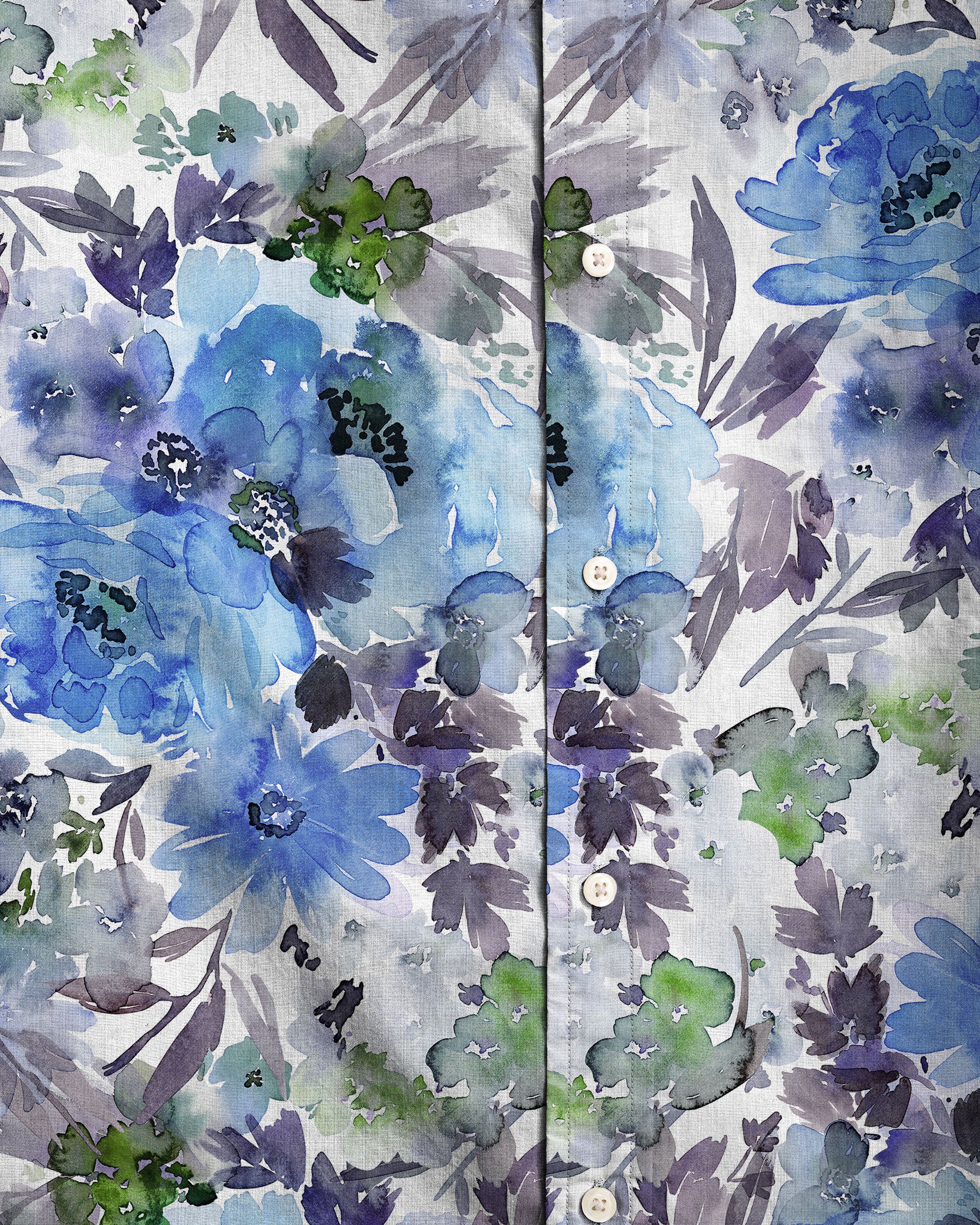 Big & Tall Floral Short Sleeve Shirt for big men view 3