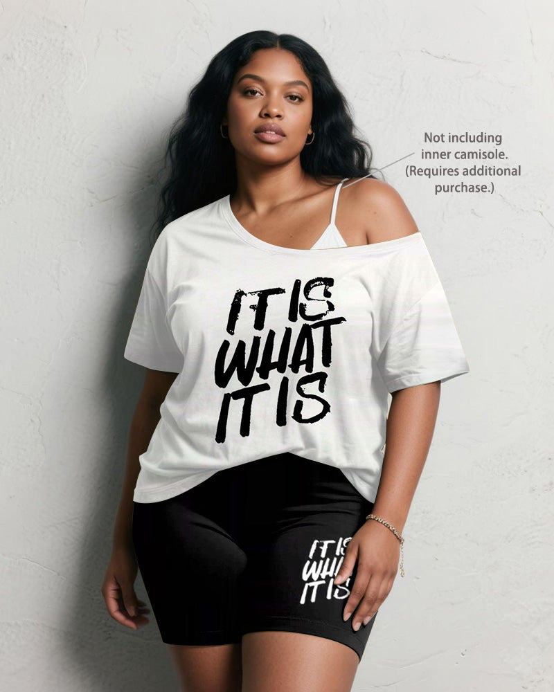 Big & Tall Graphic Two-piece Set for big men view 2