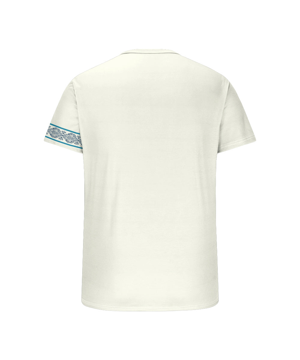 Big & Tall Blue Hawaiian Graphic T-Shirt for big men view 5
