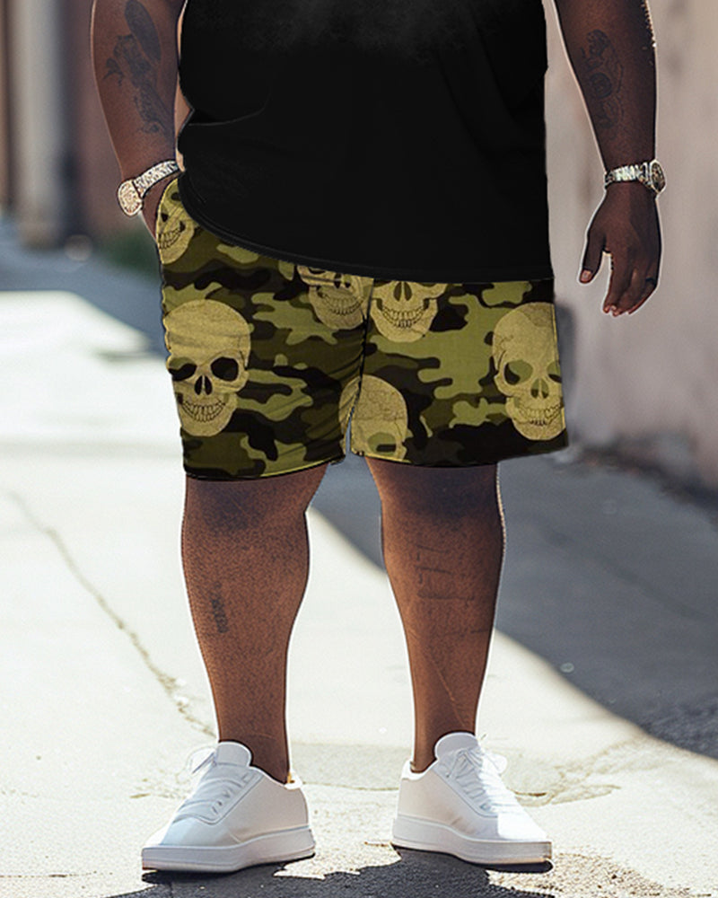 Big & Tall Graphic Skull Two-piece Set for big men view 3