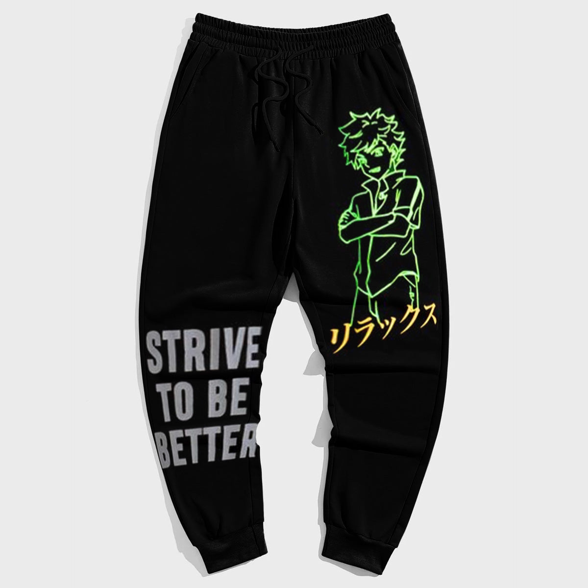 Big & Tall Graphic Streetwear Pants for big men