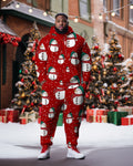 Big & Tall Hoodie Sweatpants Set for big men view 1