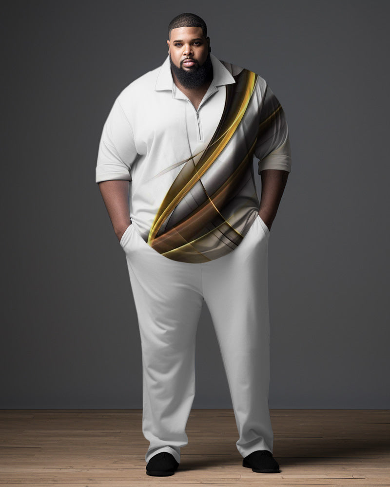Big & Tall Gradient Two-piece Set for big men view 1