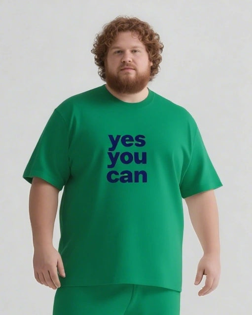 Big & Tall Graphic T-Shirt Shorts Set for big men view 11