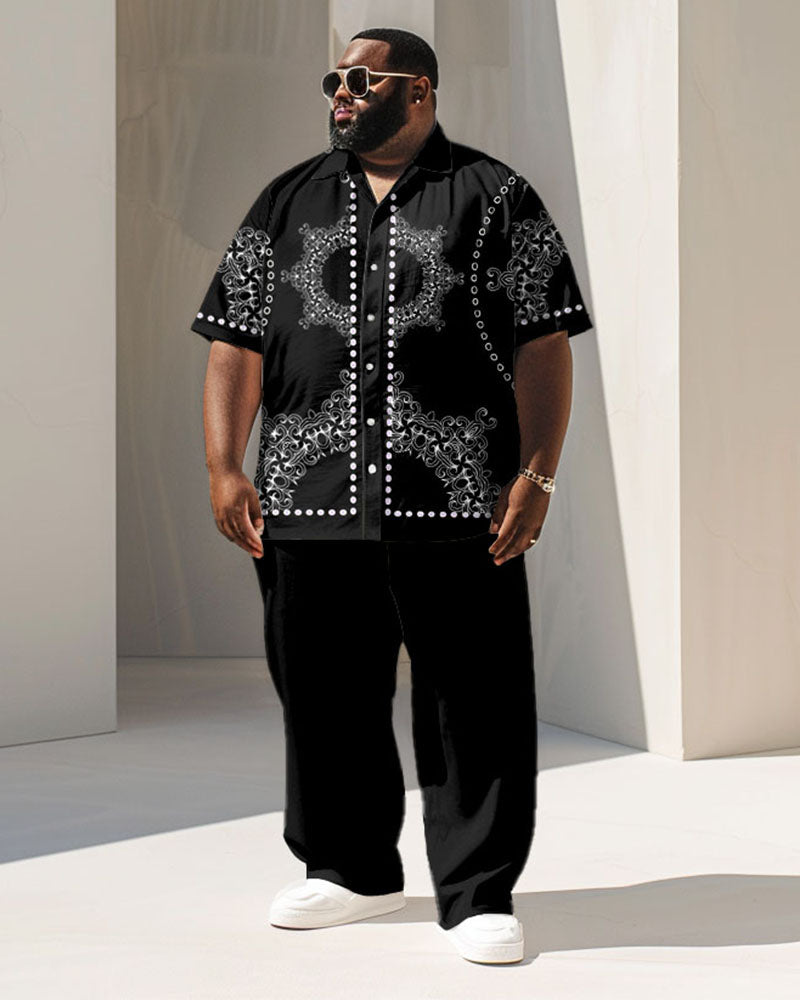 Big & Tall Black Business Casual Jeans for big men view 1