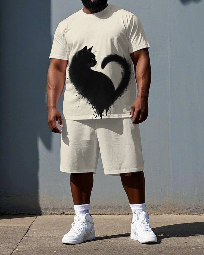Big & Tall Graphic Two-piece Set for big men view 1