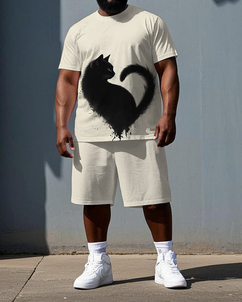 Big & Tall Graphic Two-piece Set for big men view 1