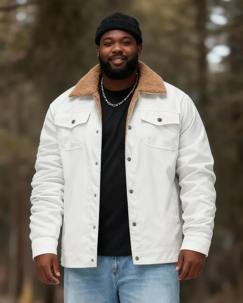Big & Tall Solid Color Streetwear Men's Clothing for big men view 11