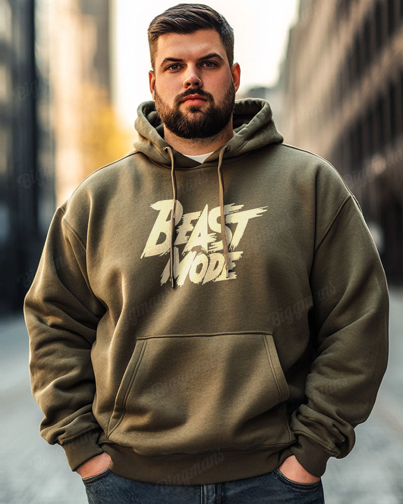 Big & Tall Graphic Hoodie for big men view 3