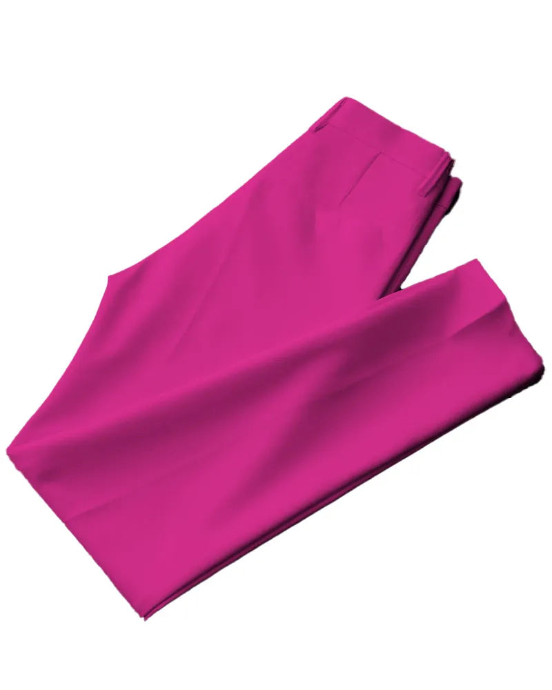 Big & Tall Solid Color Shirt Pants Set for big men view 33