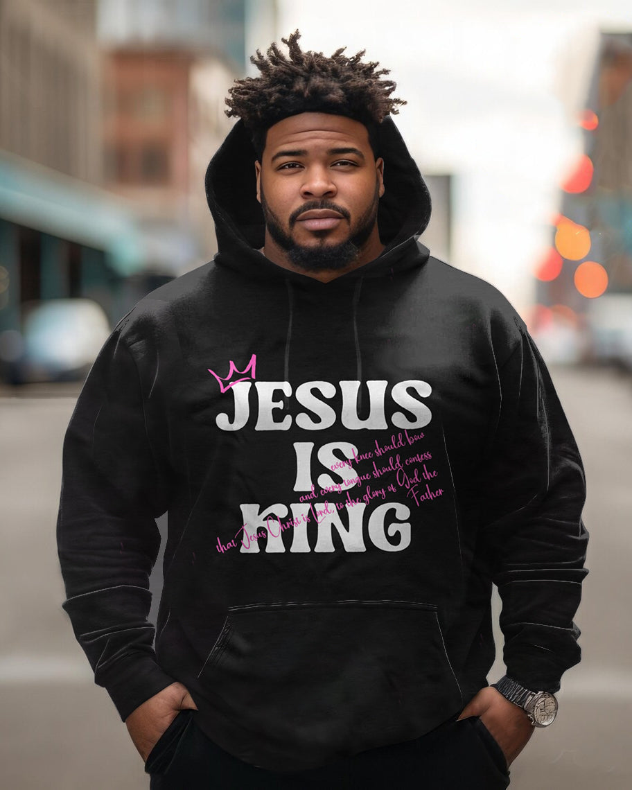 Big & Tall Graphic Hoodie for big men