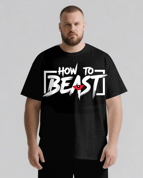 Big & Tall Streetwear Two-piece Set for big men view 4