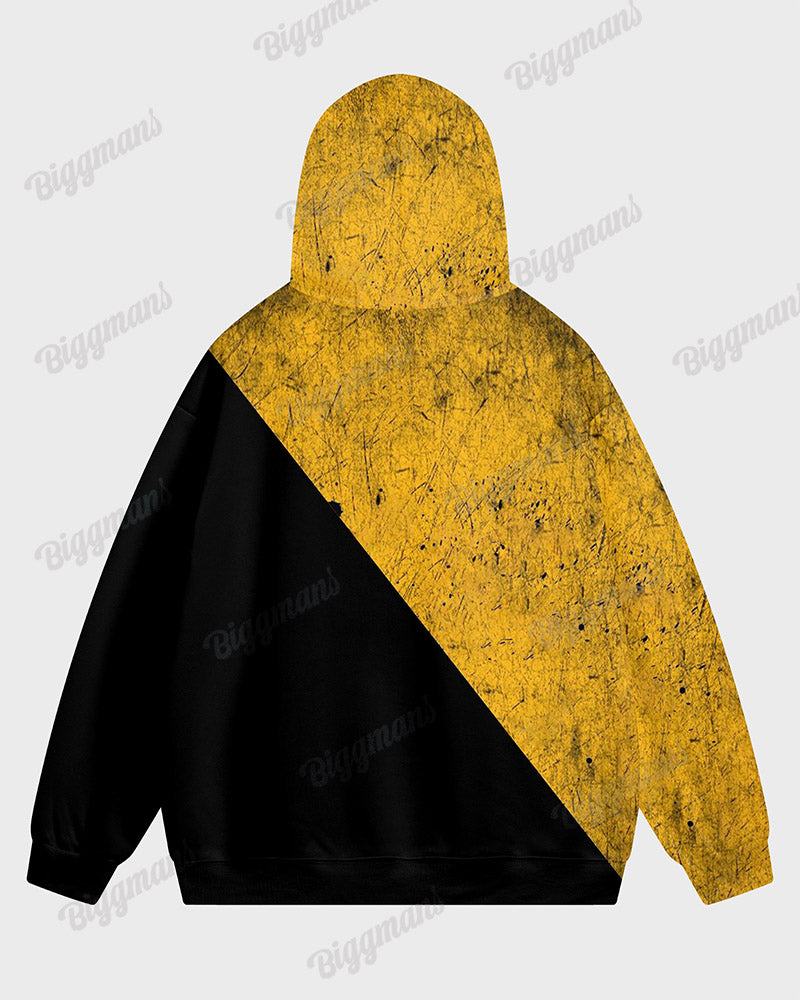 Big & Tall Colorblock Hoodie Sweatpants Set for big men view 3