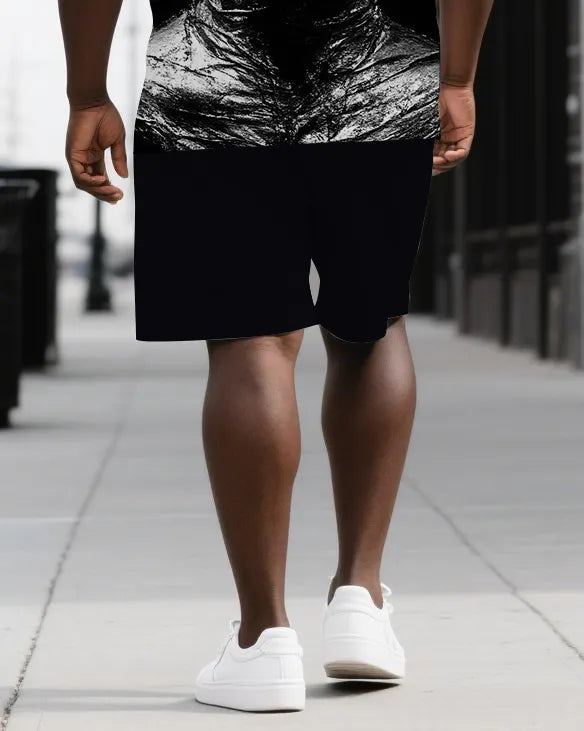 Big & Tall Skull Two-piece Set for big men view 3