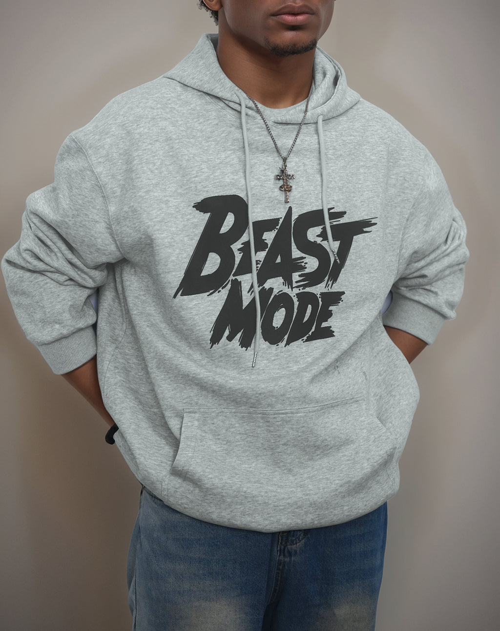 Big & Tall Graphic Hoodie for big men view 4