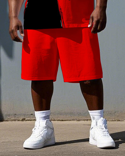 Big & Tall Graphic Two-piece Set for big men view 3