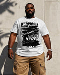 Big & Tall White Graphic Graffiti Jeans for big men view 1