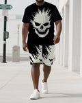 Big & Tall Skull Two-piece Set for big men view 1
