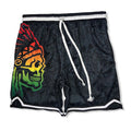 Big & Tall Streetwear Skull Athletic Shorts for big men