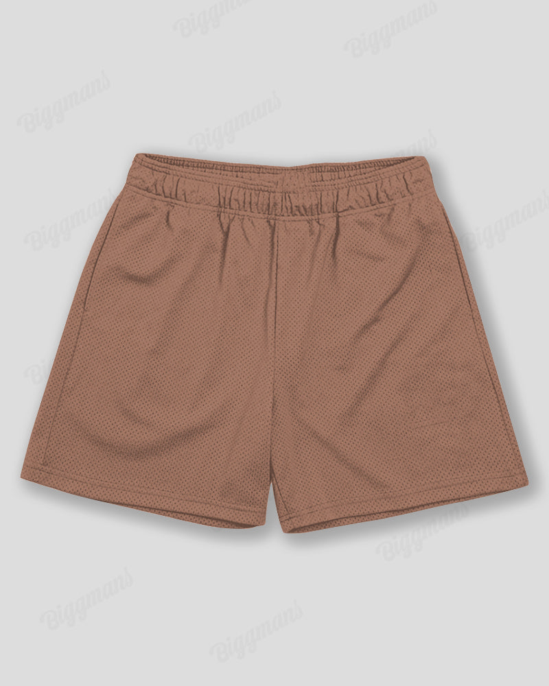Big & Tall Solid Color Athletic Shorts for big men view 6