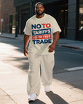 Big & Tall Graphic T-Shirt Pants Set for big men view 1