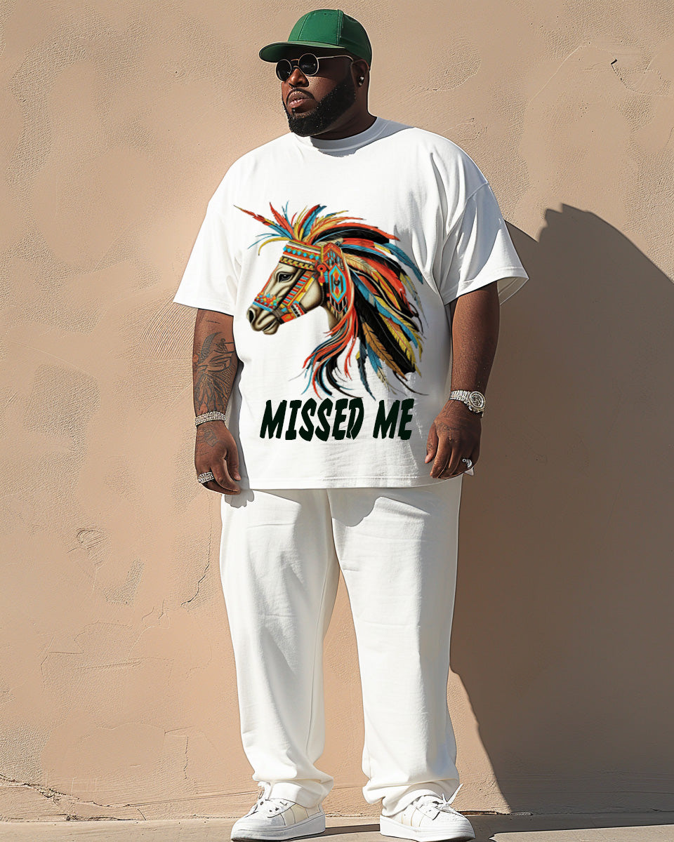 Big & Tall Graphic Two-piece Set for big men view 1
