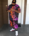 Big & Tall Graphic Two-piece Set for big men view 1