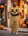 Big & Tall Graphic Graffiti T-Shirt Pants Set for big men view 1