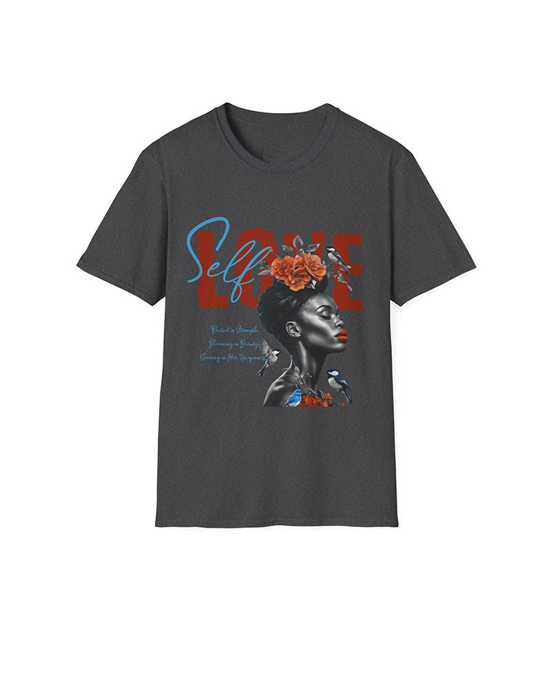 Big & Tall Black Graphic T-Shirt for big men view 3