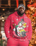 Big & Tall Skull Hoodie for big men view 2