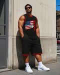 Big & Tall Graphic Two-piece Set for big men view 1