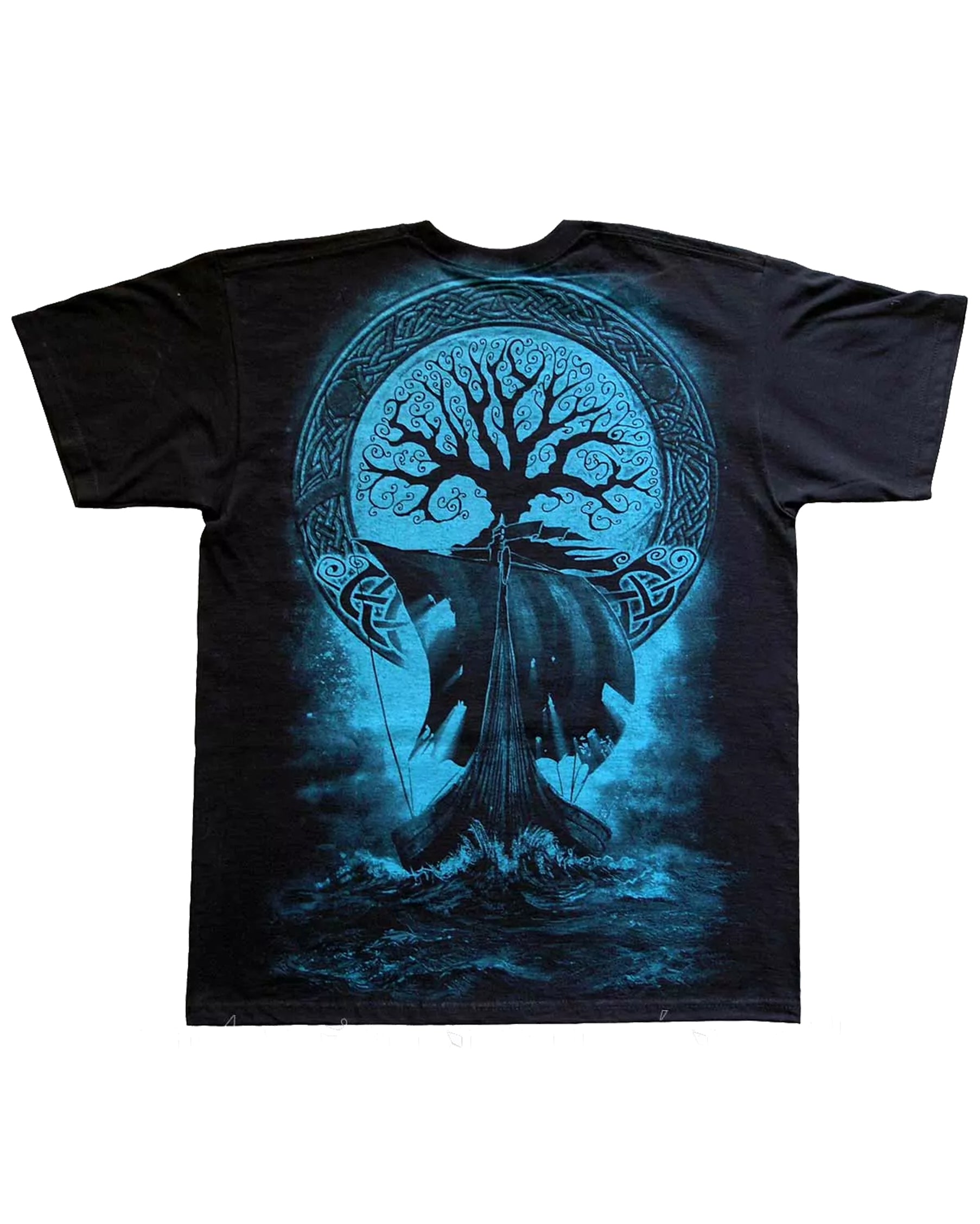Big & Tall Black Streetwear T-Shirt for big men view 3